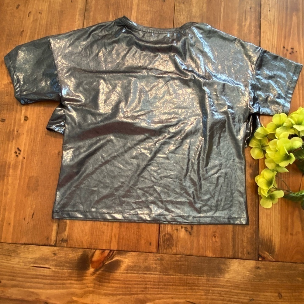 Gunmetal Shiny Top by Noisy May - Picture 4 of 8